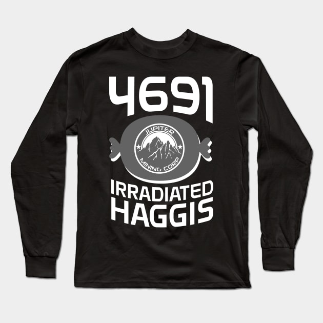 4691 Irradiated Haggis Long Sleeve T-Shirt by Meta Cortex